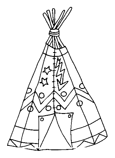 Indian coloring pages