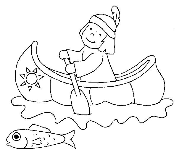 Indian coloring pages