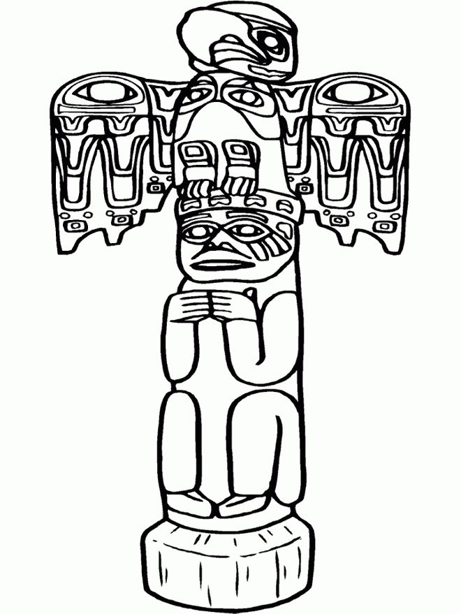 Indian coloring pages