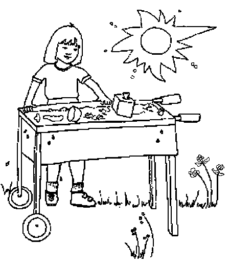 Kitchen and cooking coloring pages