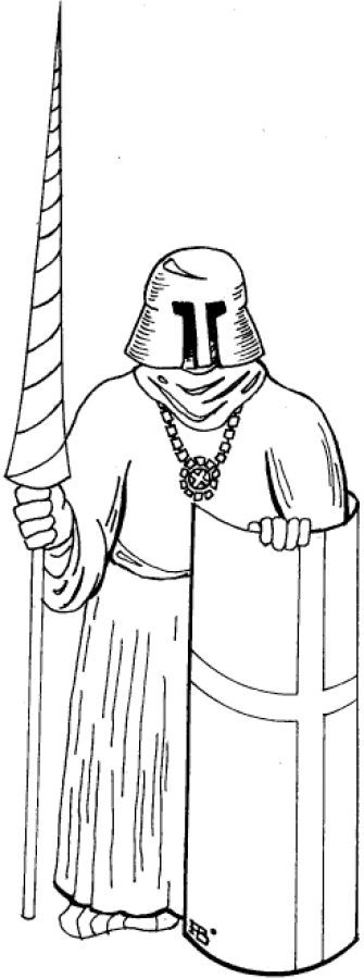 Knights coloring pages