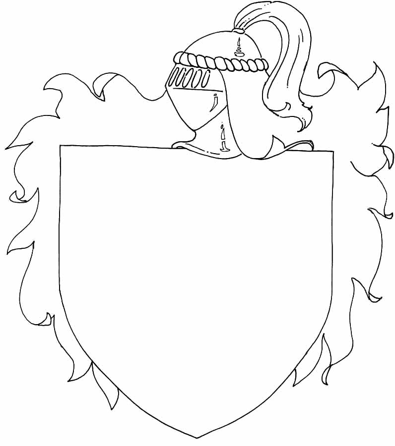 Knights coloring pages