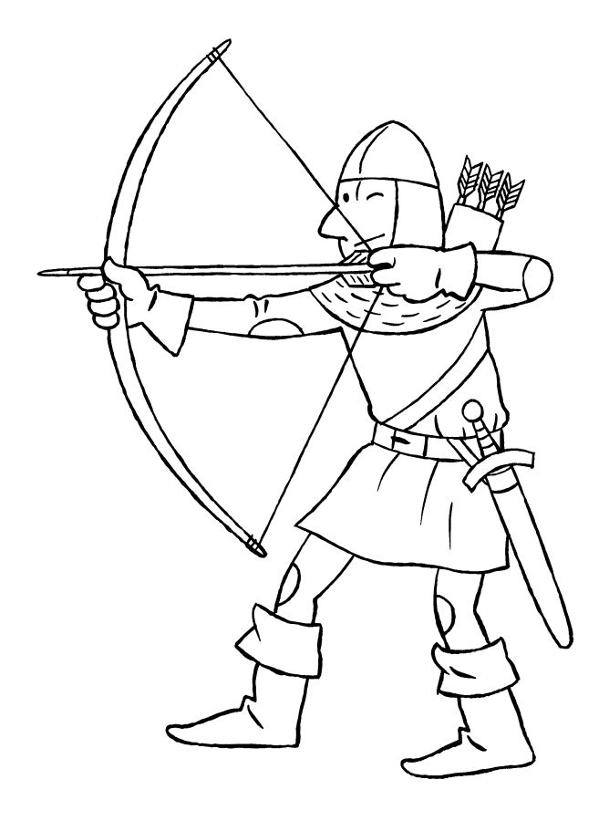 Knights coloring pages