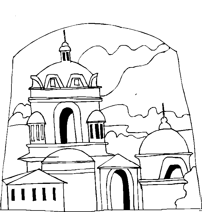 Landscapes coloring pages