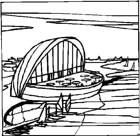 Landscapes coloring pages