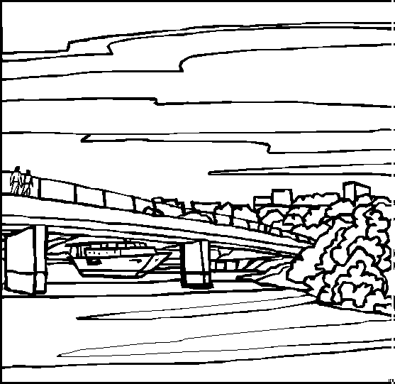 Landscapes coloring pages