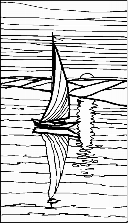 Landscapes coloring pages