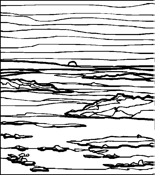 Landscapes coloring pages