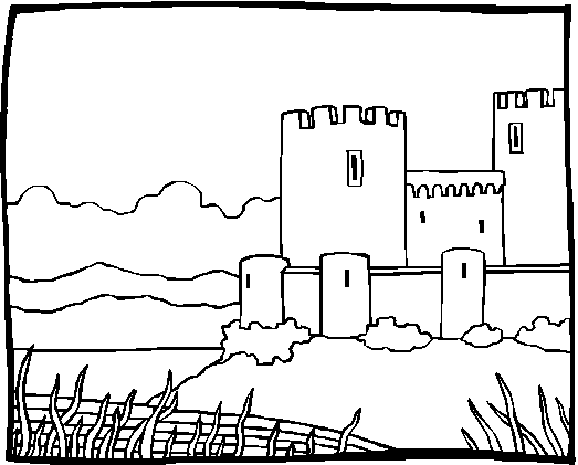 Landscapes coloring pages