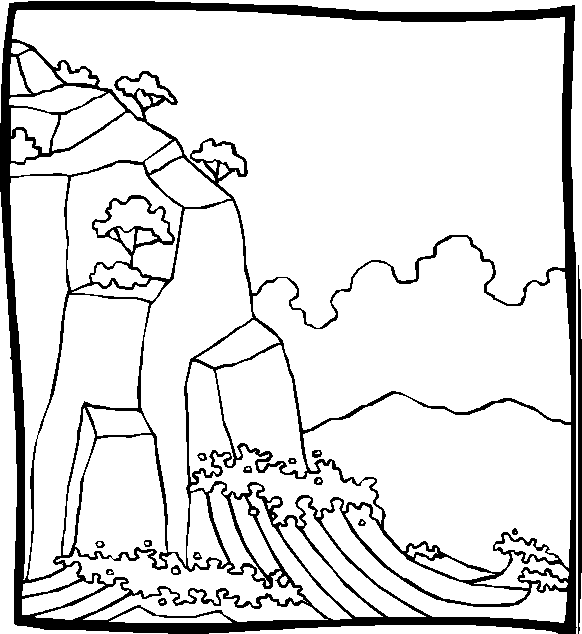 Landscapes coloring pages