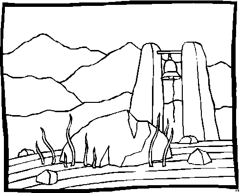 Landscapes coloring pages