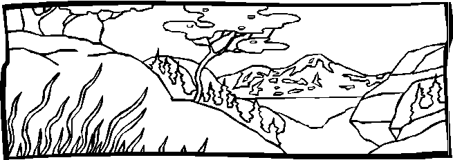 Landscapes coloring pages