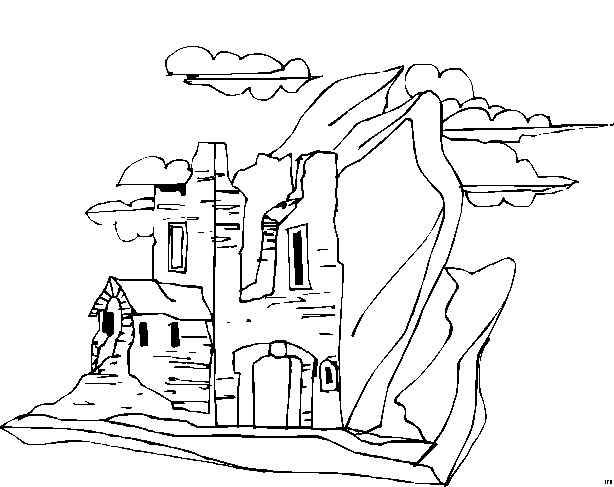 Landscapes coloring pages