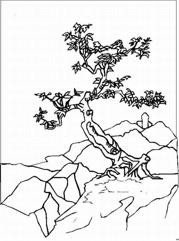 Landscapes coloring pages