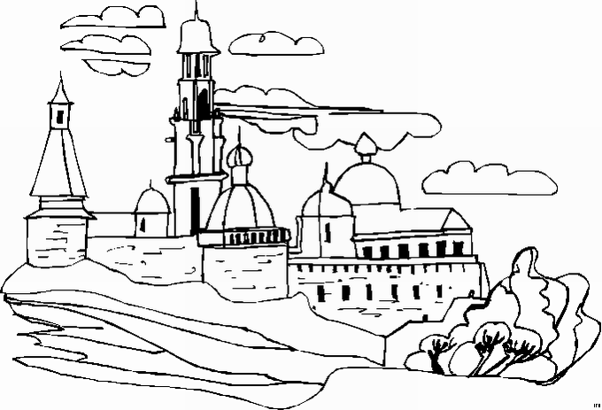 Landscapes coloring pages