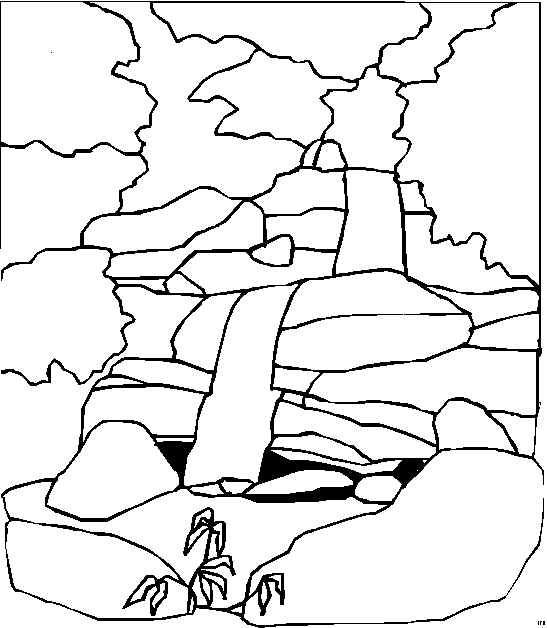 Landscapes coloring pages