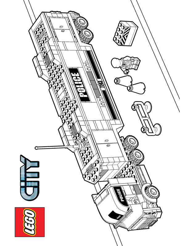 Lego coloring pages