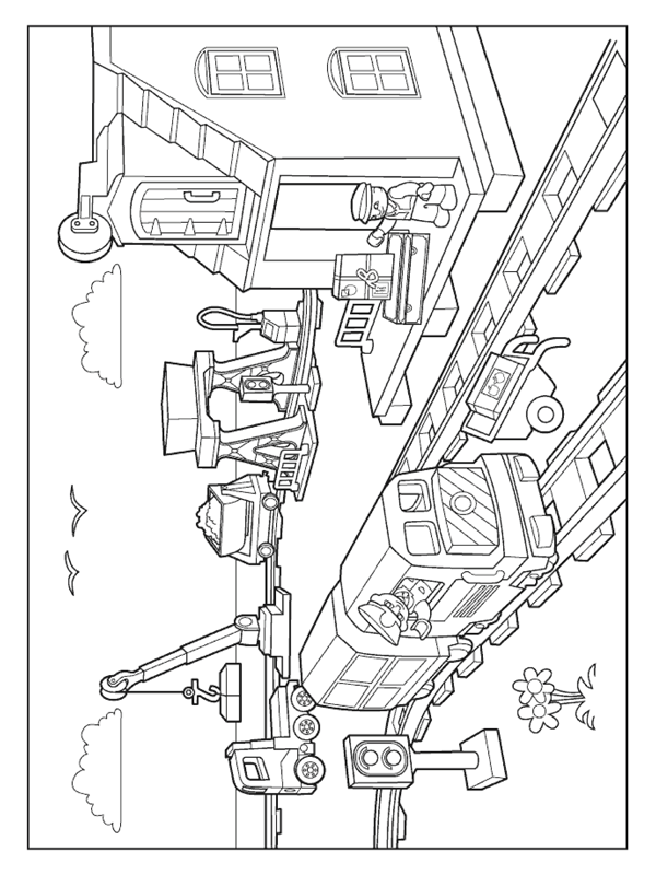 Lego coloring pages