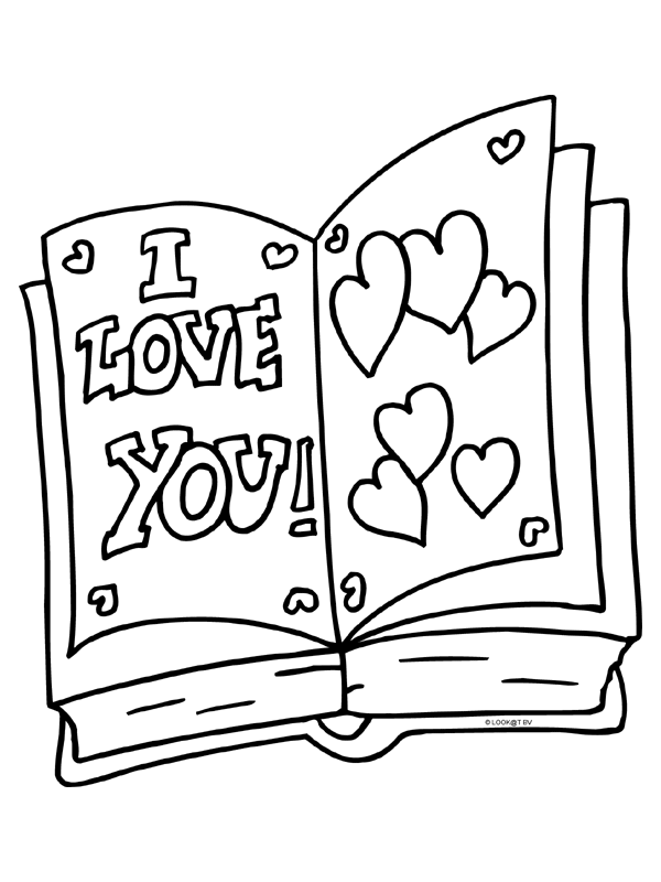 Love coloring pages