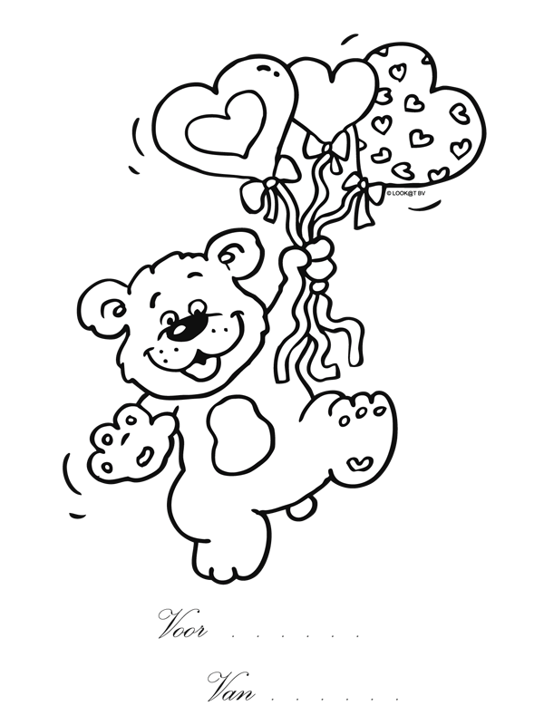 Love Coloring Page