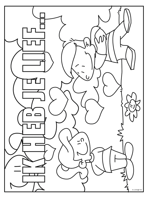 Love coloring pages