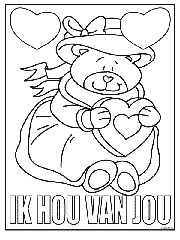 Love coloring pages