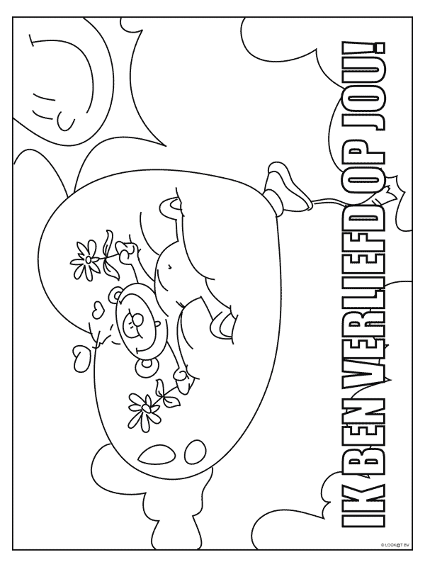 Love coloring pages