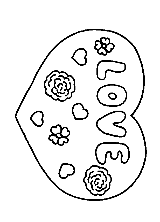 Love coloring pages