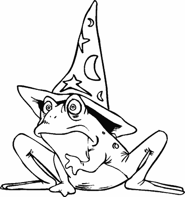 Magician coloring pages