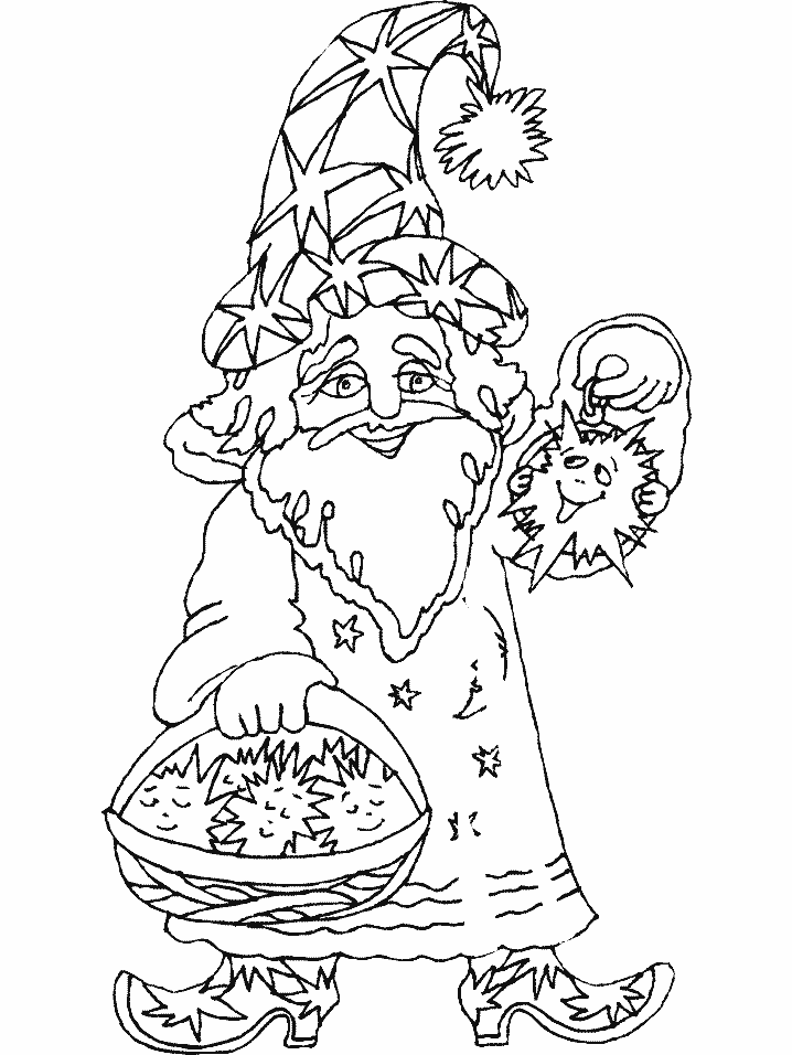 Magician coloring pages