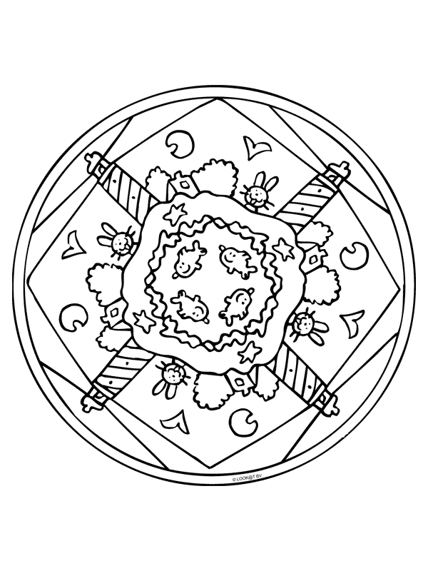 Mandala coloring pages