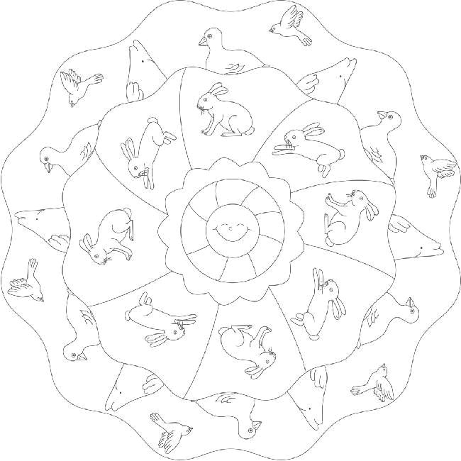 Mandala coloring pages