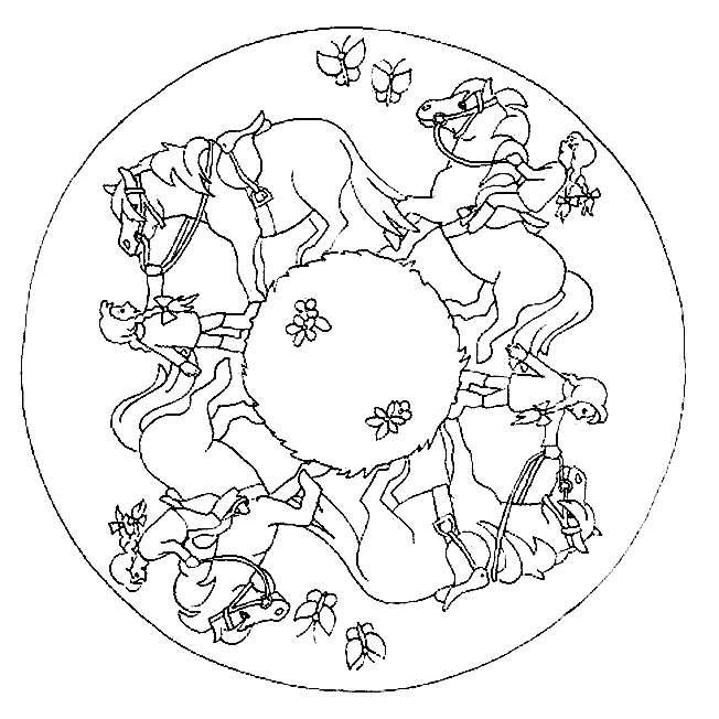 Mandala coloring pages