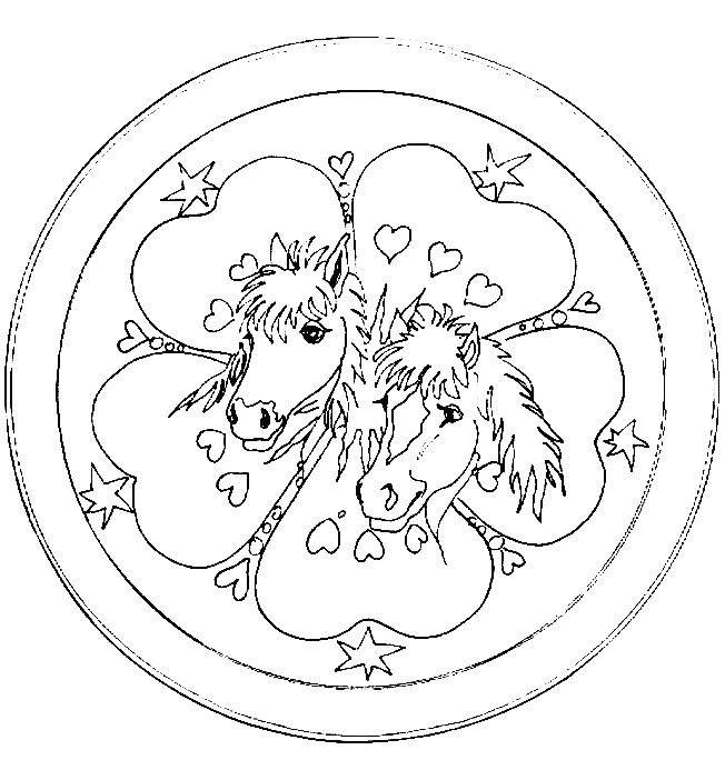 Mandala coloring pages