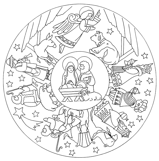 Mandala coloring pages