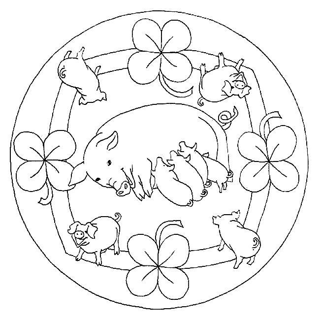 Mandala coloring pages