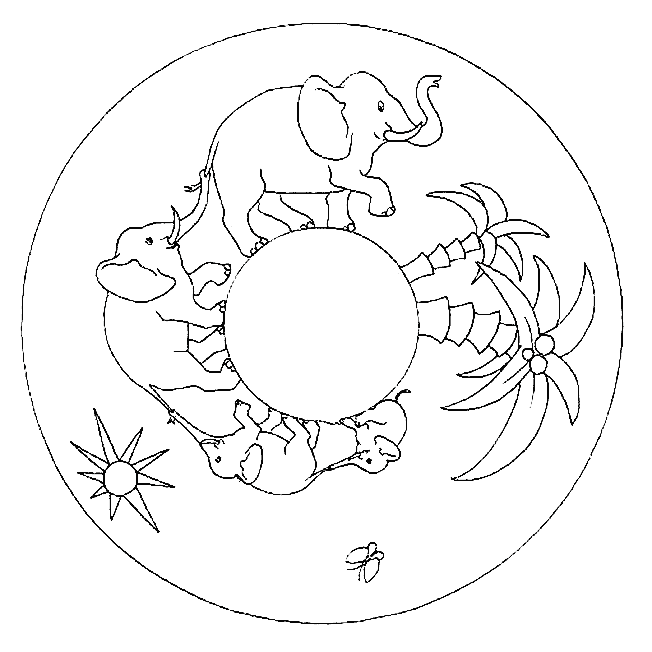 Mandala coloring pages