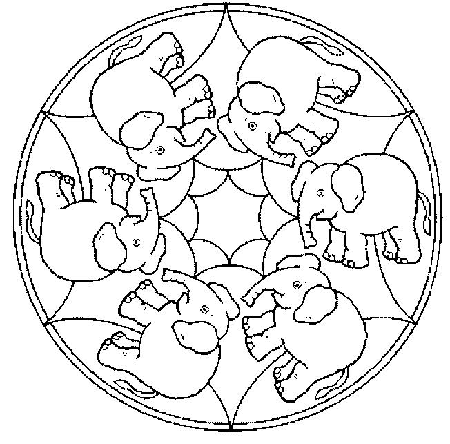 Mandala coloring pages