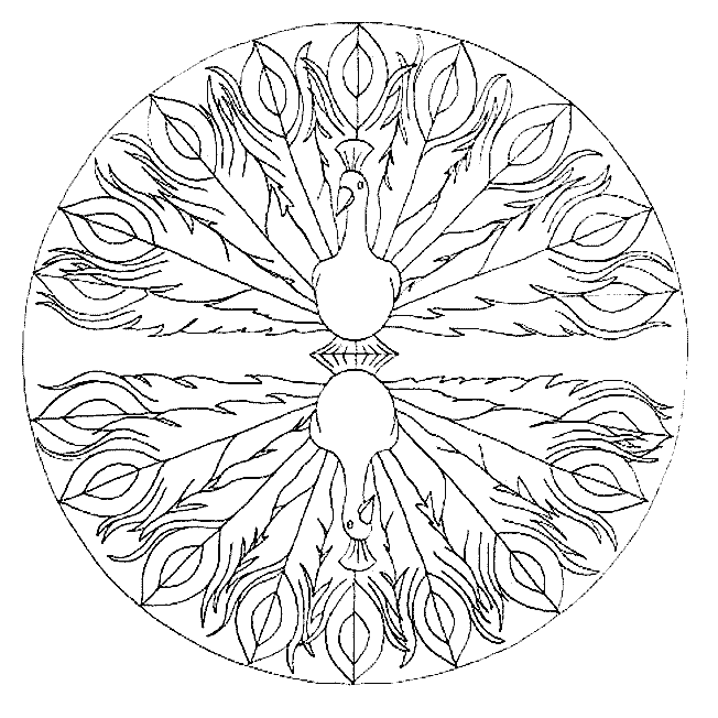 Mandala coloring pages