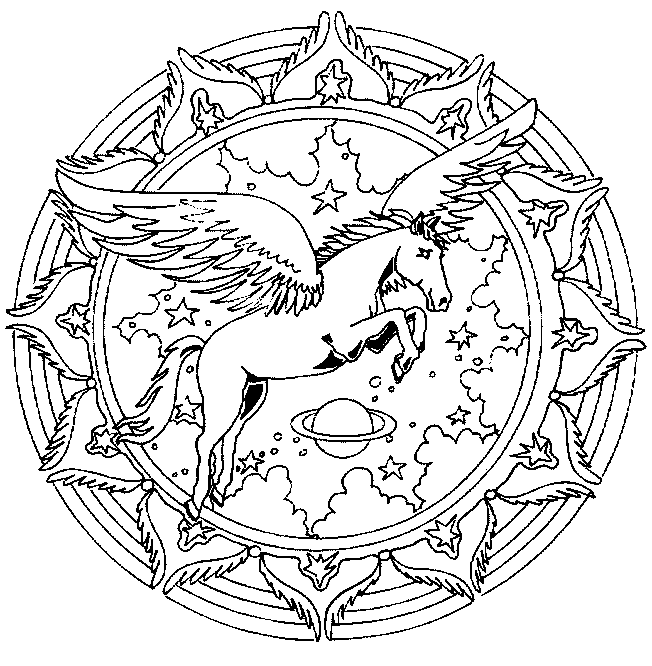 Mandala coloring pages