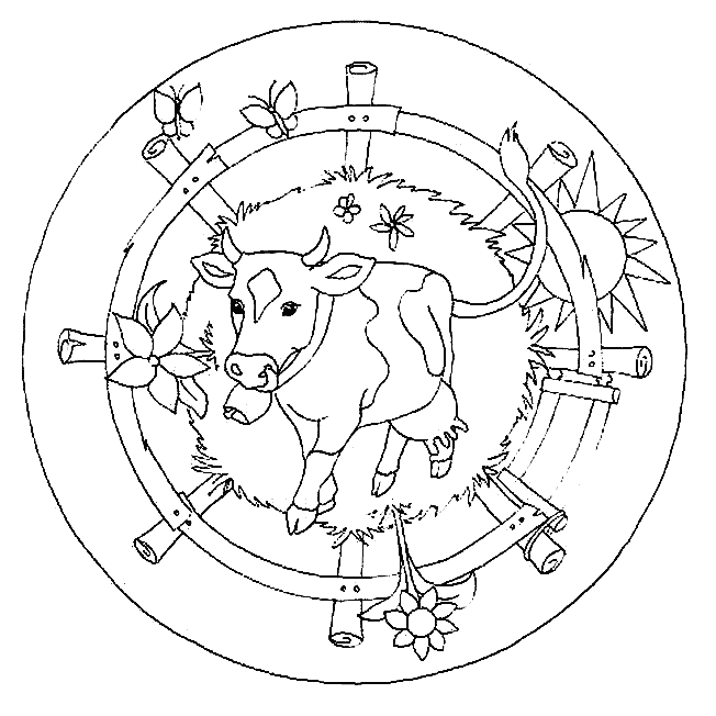 Mandala coloring pages