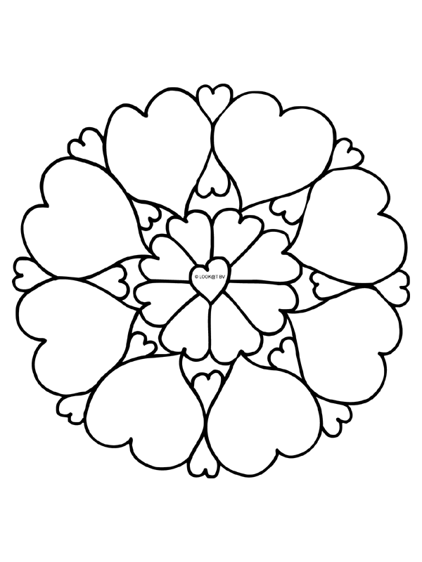 Mandala coloring pages