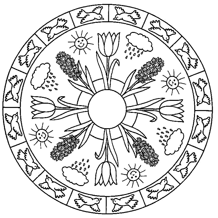 Mandala coloring pages