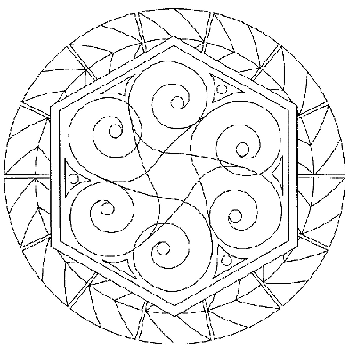 Mandala coloring pages