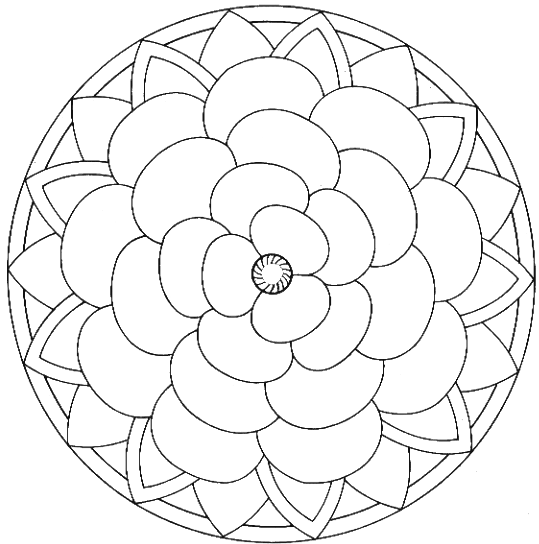 Mandala coloring pages