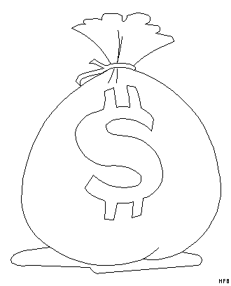 Money coloring pages