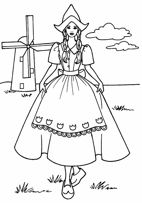 Netherlands coloring pages