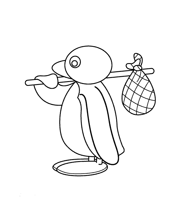 Pingu coloring pages