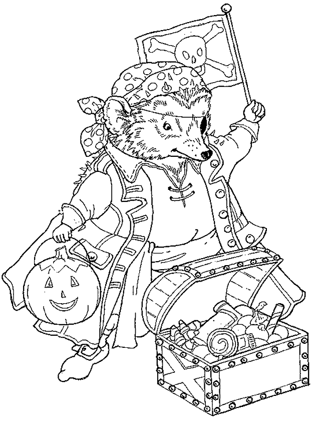 Pirate coloring pages