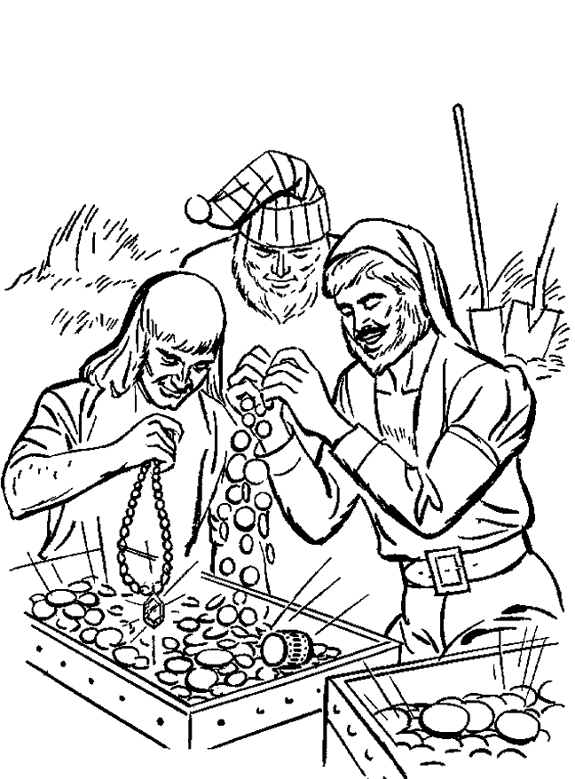 Pirate coloring pages